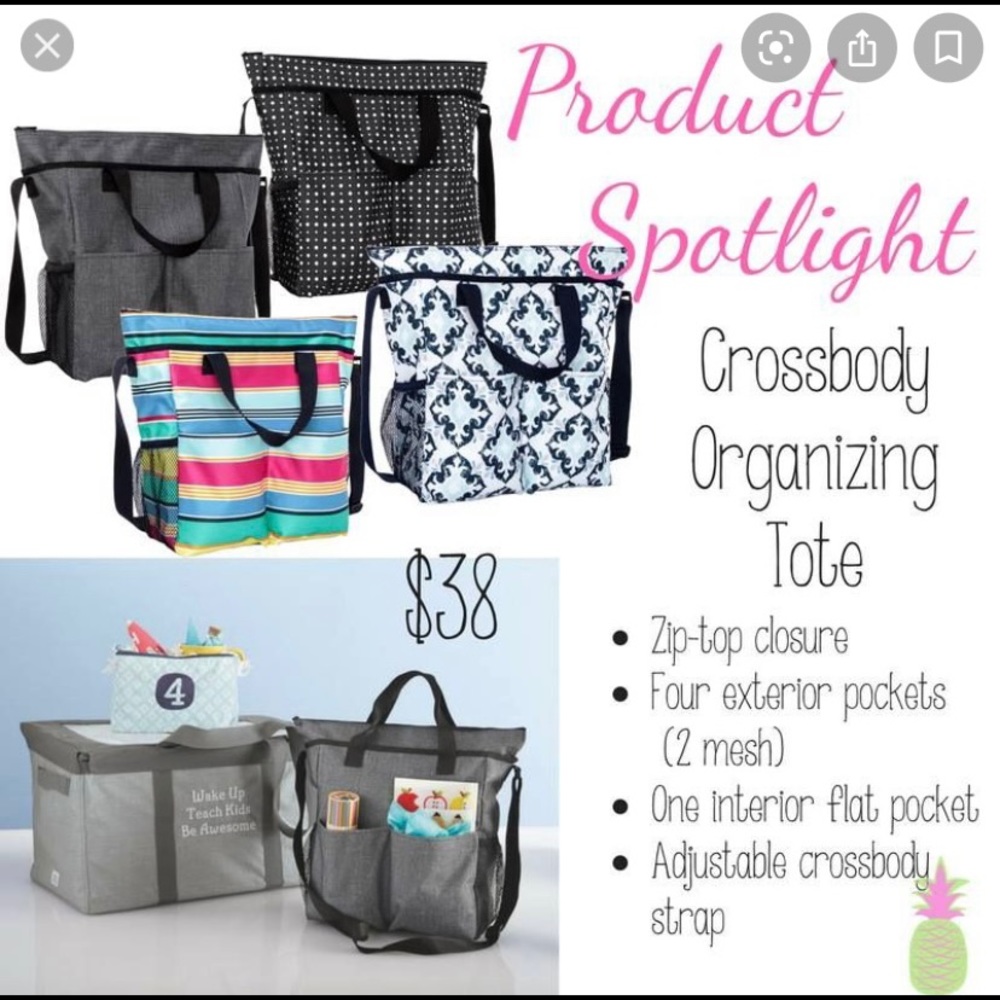 Thirty-One Crossbody Organizing Utility Tote